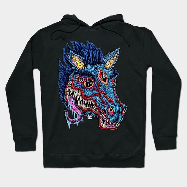 Monster Stallion Hoodie by Robisrael